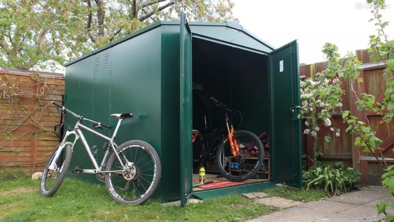 bike storage shed
